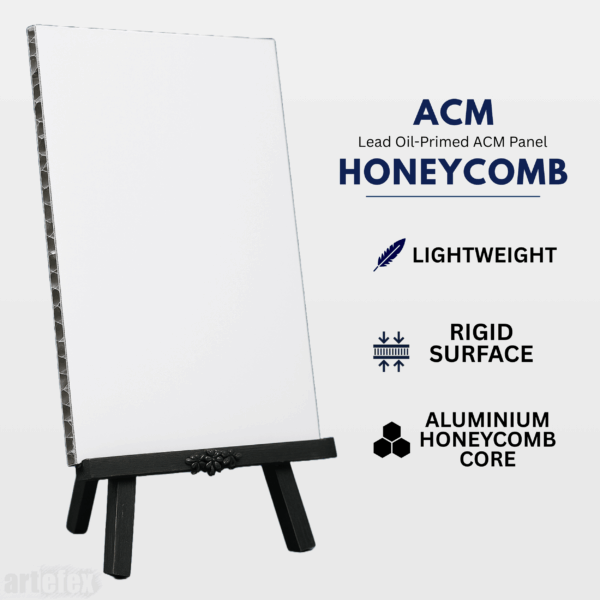 Artefex ACM Oil Primed Honeycomb Panel – Lead oil-primed ACM panel with honeycomb core, ideal for professionals demanding stability and quality